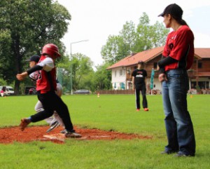 knappes Play an 1st Base