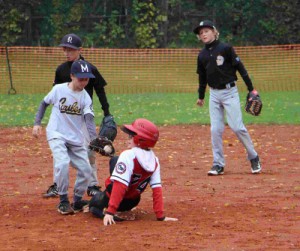 Hainzl Maxi Slide an 2nd Base