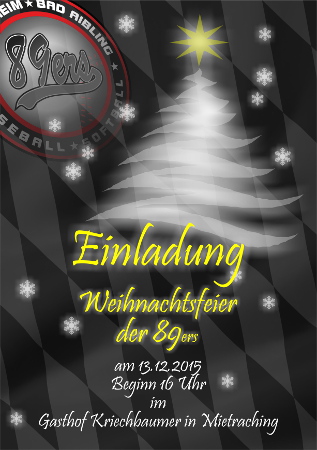 Weihnachtsfeier 89ers
